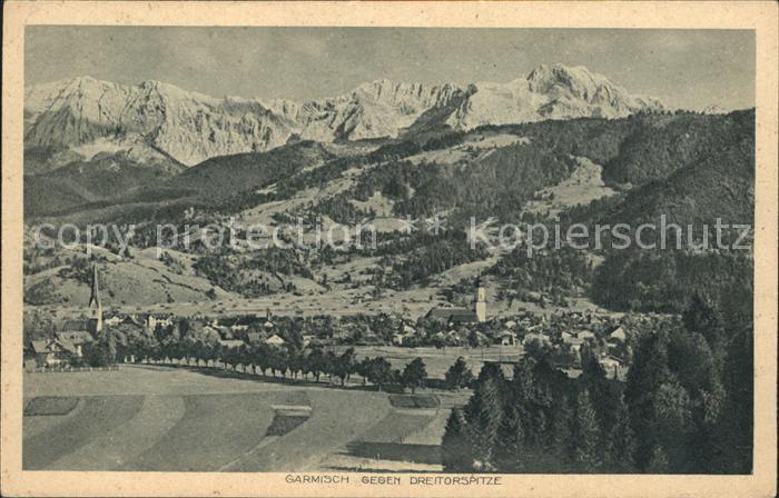 GARMISCH-PARTENKIRCHEN Bayern mit Dreitorspitze