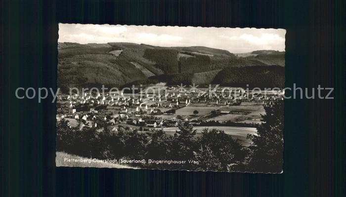 Plettenberg Dingeringhauser Weg Fliegeraufnahme