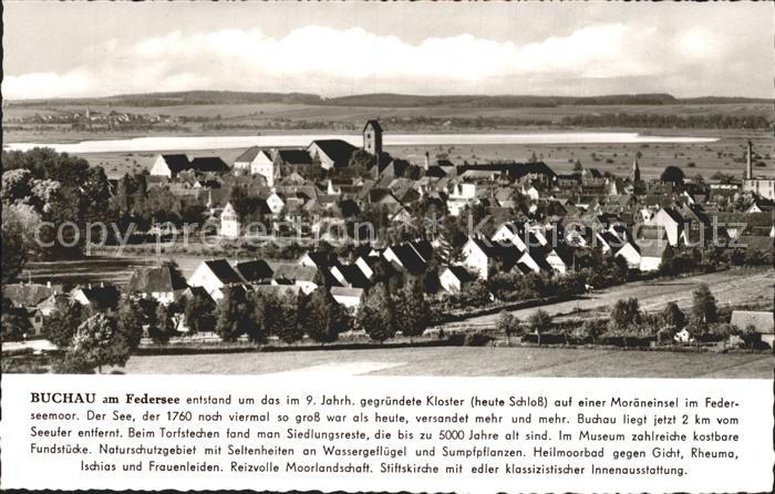 Bad Buchau Federsee Stadtblick