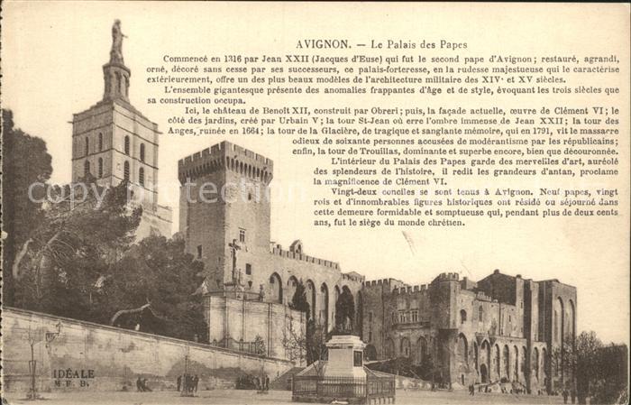 Avignon Vaucluse Le Palais des Papes