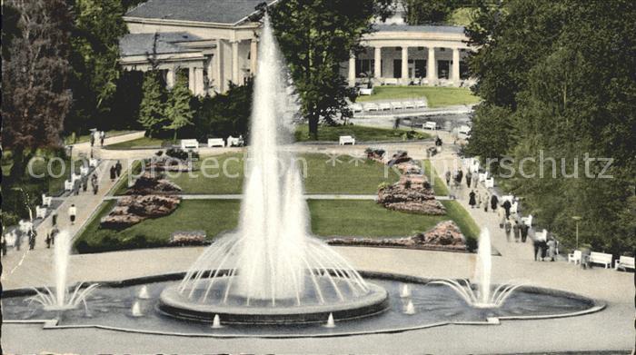 Bad Oeynhausen Kurgarten Fontaene Brunnen Wandelhalle