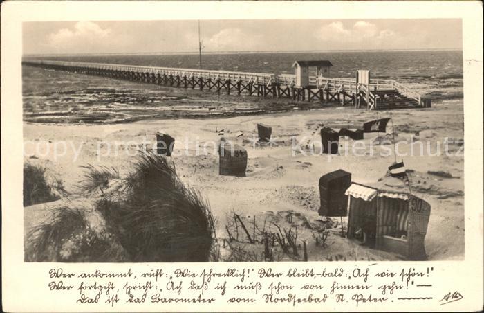 St Peter-Ording Strand Seebruecke