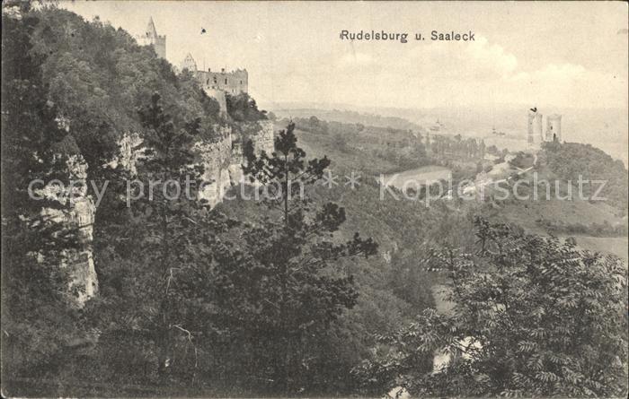 Rudelsburg und Saaleck Panorama