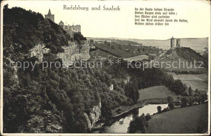 Rudelsburg und Saaleck Saalepartie