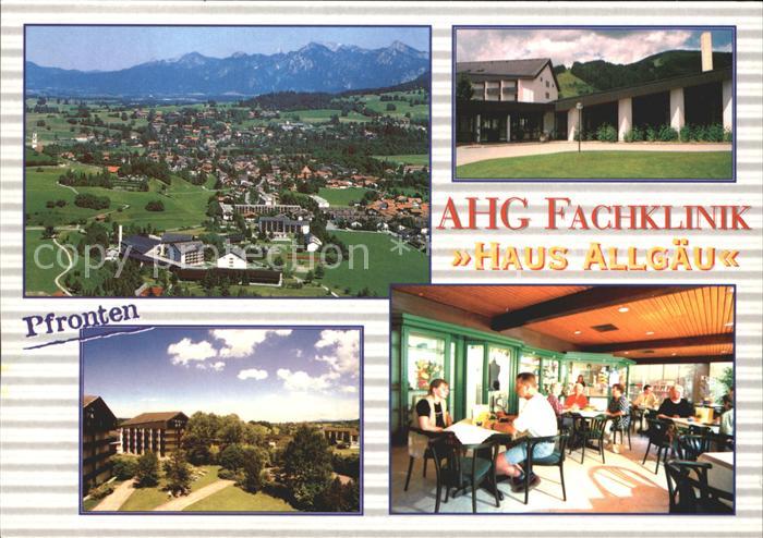 Pfronten Ostallgaeu Bayern Totalansicht AHG Fachklinik Haus Allgaeu Gastraum