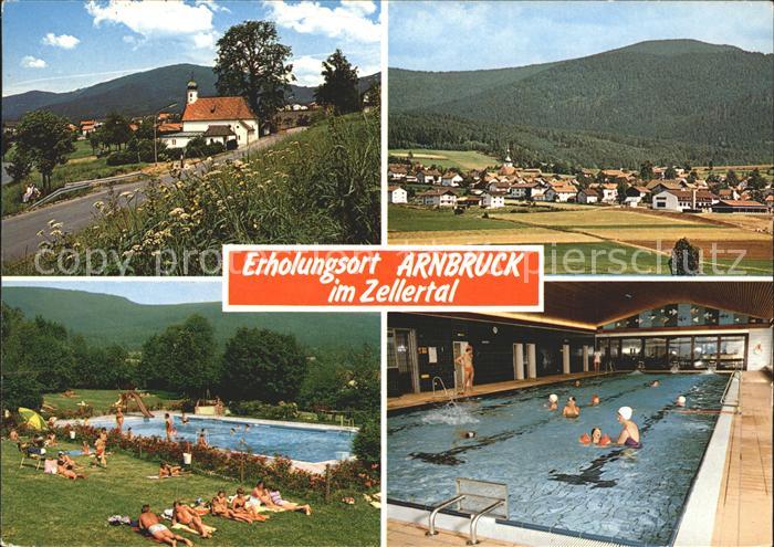 Arnbruck Kirche Ortsansicht Frei und Hallenbad