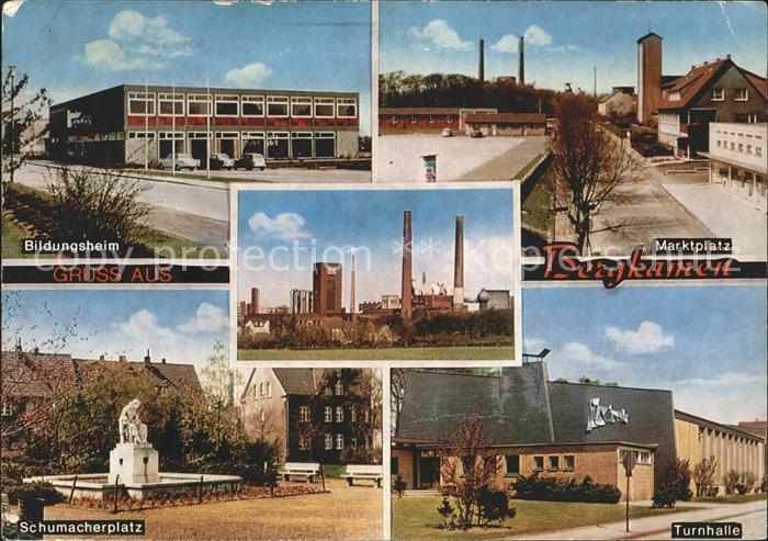 Bergkamen Bildungsheim Marktplatz Schumacherplatz Turnhalle