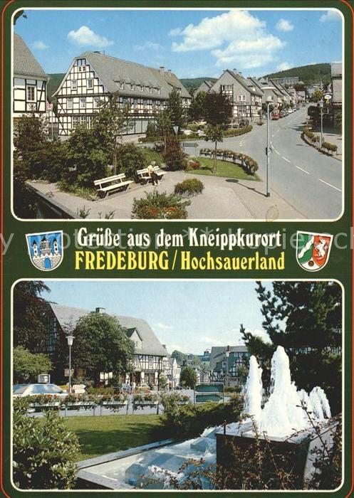 Fredeburg Schmallenberg Sauerland Teilansichten Strassenpartie