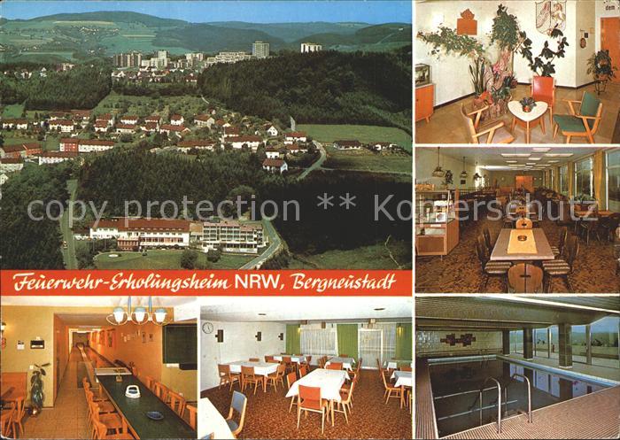 Bergneustadt Total Feuerwehr Erholungsheim NRW Gast und Aufenthaltsraum Kegelbah