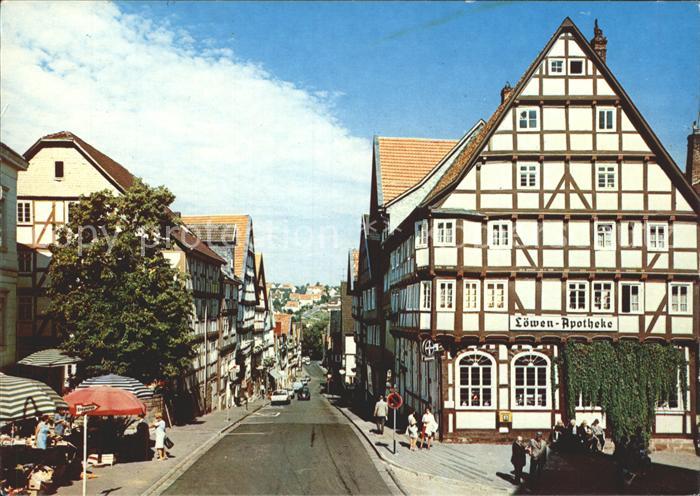 Bad Wildungen Lindenstrasse Altstadtpartie Loewen Apotheke