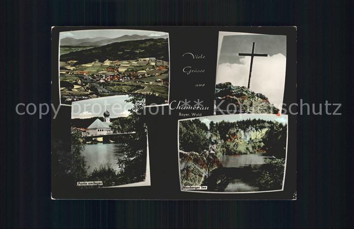 Chamerau Total Arber Gipfelkreuz Partie am Regen Blauberger See