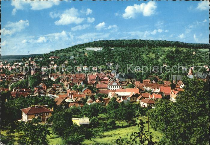 Buedingen Hessen Altstadt mit Kurklinik
