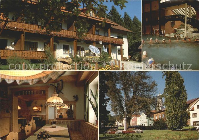 Griesbach Rottal Waldpension Jaegerstueberl Thermalbad Stadtplatz