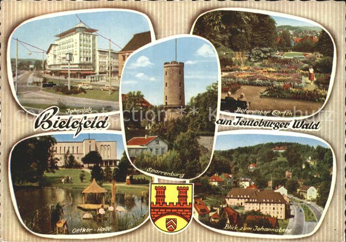 BIELEFELD CITY Jahnplatz Botanischer Garten Oetker Halle Johannisberg
