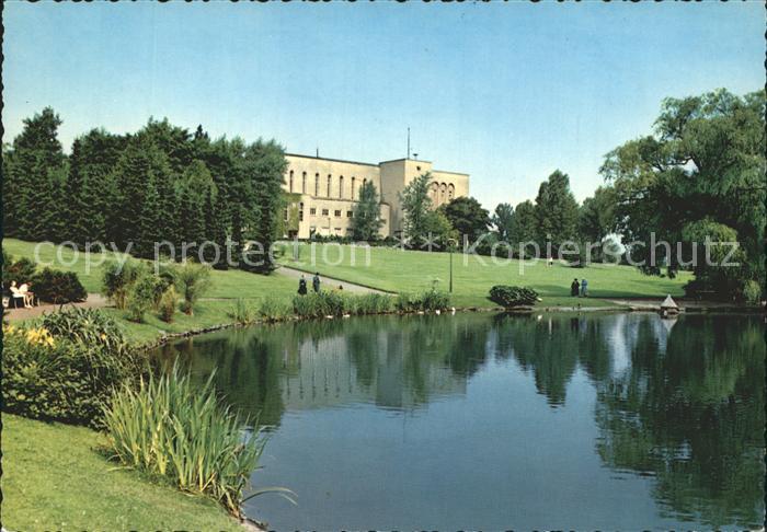 BIELEFELD CITY Rudolf Oetker Konzerthalle mit Buergerpark