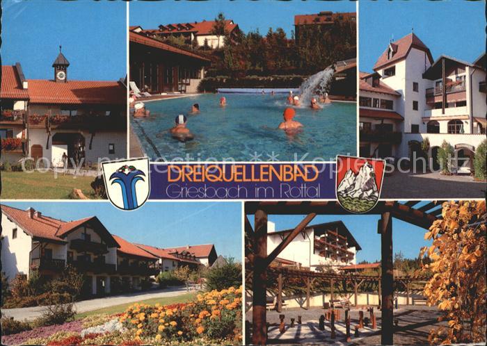 Griesbach Rottal Dreiquellenbad Kurgebiet Teilansichten
