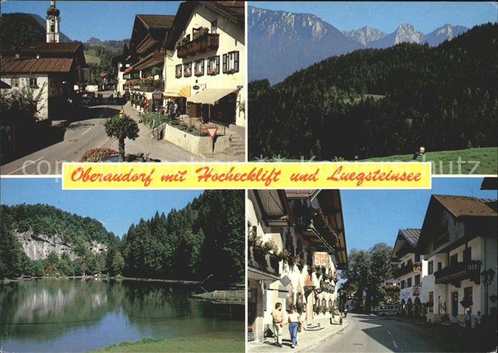 Oberaudorf mit Hochecklift und Luegsteinsee