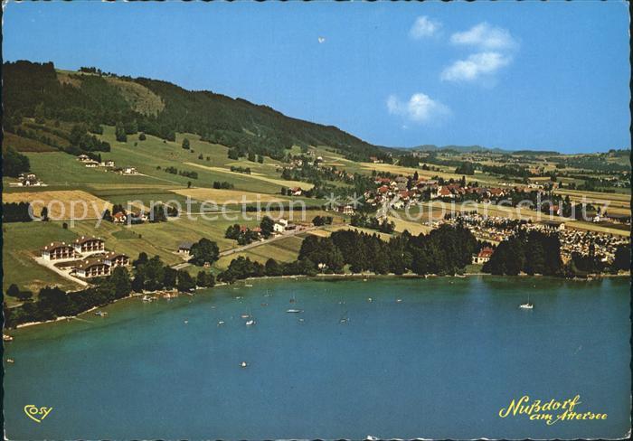 Nussdorf Attersee Fliegeraufnahme