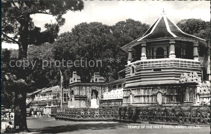 Kandy Ceylon = Sri Lanka Temple of the Holy Tooth