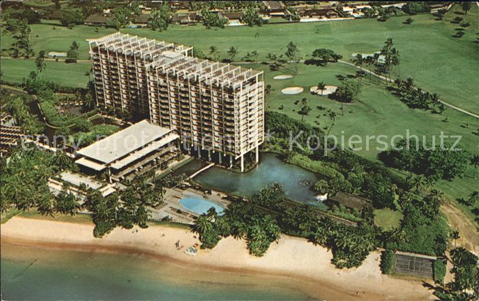 Honolulu Kahala Hilton Hotel aerial view