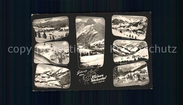 Riezlern Kleinwalsertal Vorarlberg Kanzelwandbahn Hirschegg Parsenn Skilift Baad