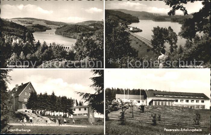 Aggertalsperre Genkeltalsperre Feuerwehr Erholungsheim Jugendherberge