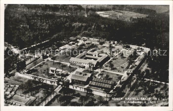 Kastell Saalburg Roemerkastell 2. Jhdt. Fliegeraufnahme
