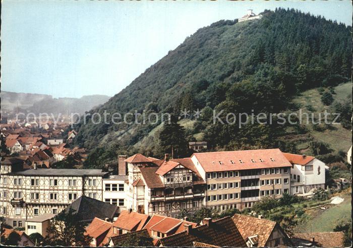Bad Lauterberg Kneipp Sanatorium St Benno Stift mit Blick zum Hausberg Heilbad