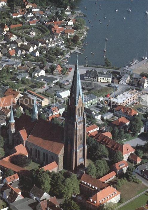 Schleswig Schlei St Petri Dom zu Schleswig Fliegeraufnahme