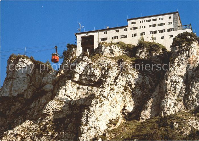 Bad Reichenhall Berghotel Predigtstuhl Bergbahn Gipfelstation
