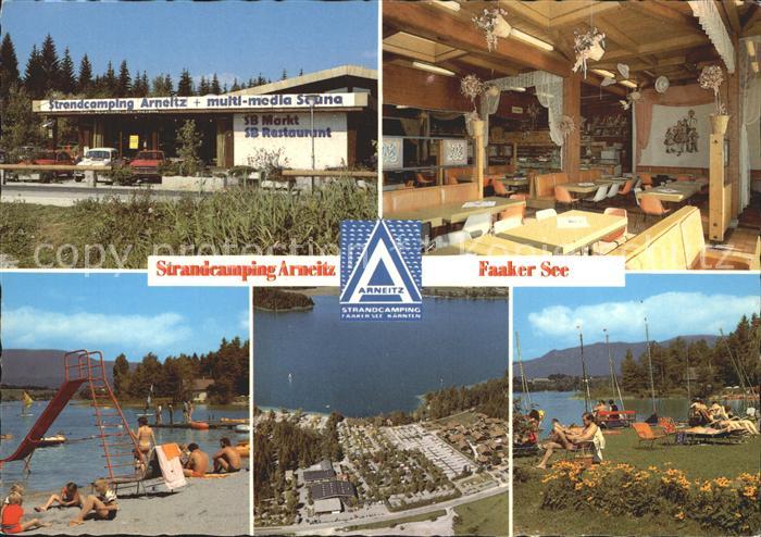 Faak am See Finkenstein Strandcamping Arneitz SB Markt Restaurant