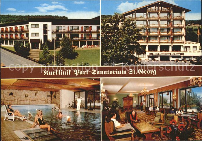 Salmuenster Bad Soden Kurklinik Park Sanatorium St Georg Hallenbad