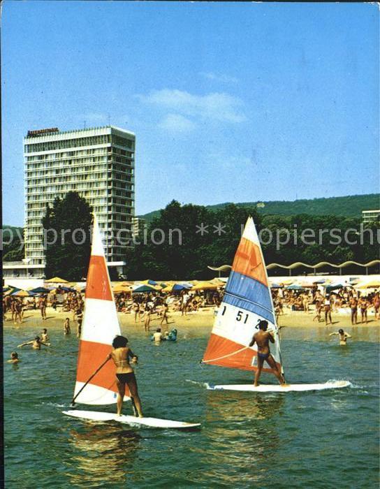 Slatni Pjasazi Badestrand Hotel International Windsurfen