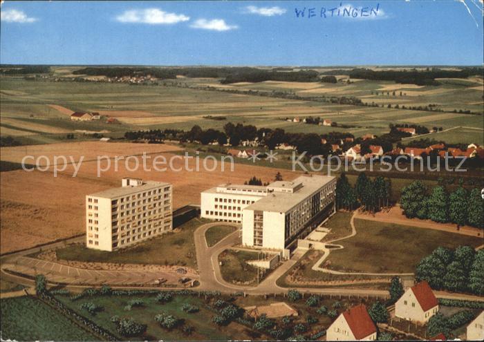 Wertingen Kreiskrankenhaus Fliegeraufnahme