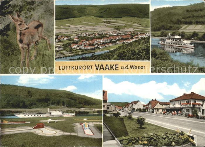 Vaake Reh Weser Dampfer Minigolf Strassenpartie