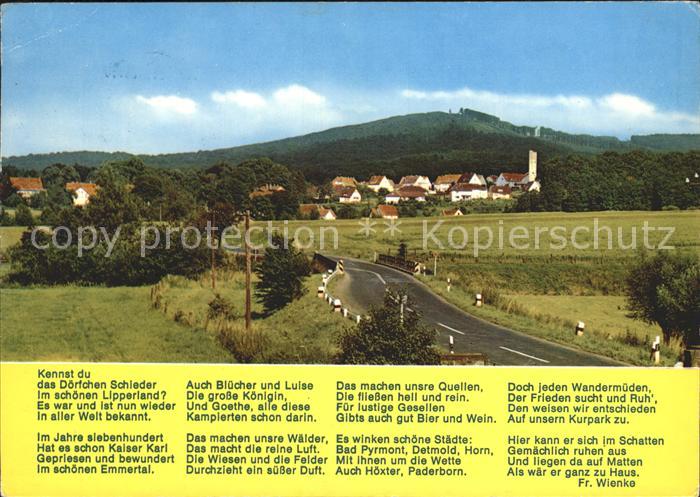 Schieder Panorama Gedicht Fr Wienke