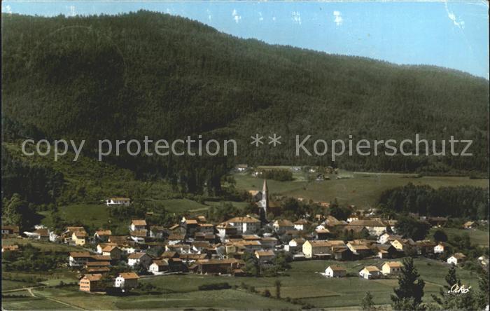 Hohenwarth Koetzting Ortsansicht mit Kaitersberg Bayerischer Wald
