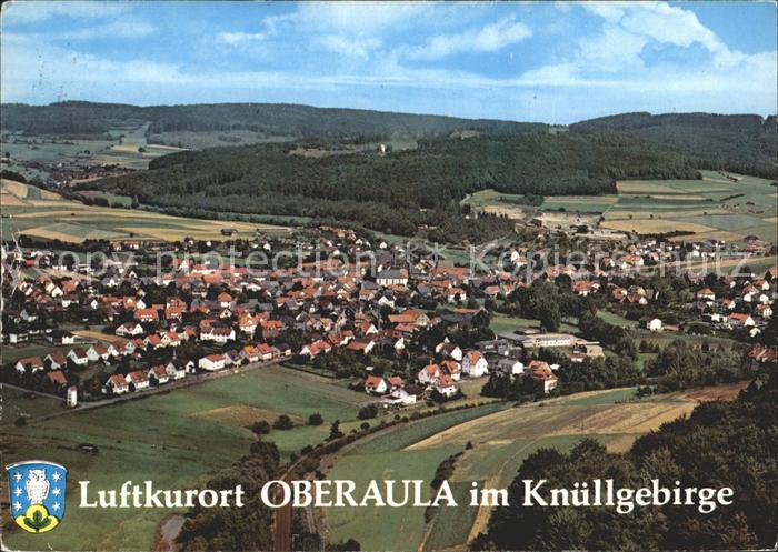 Oberaula im Knuellgebirge Fliegeraufnahme
