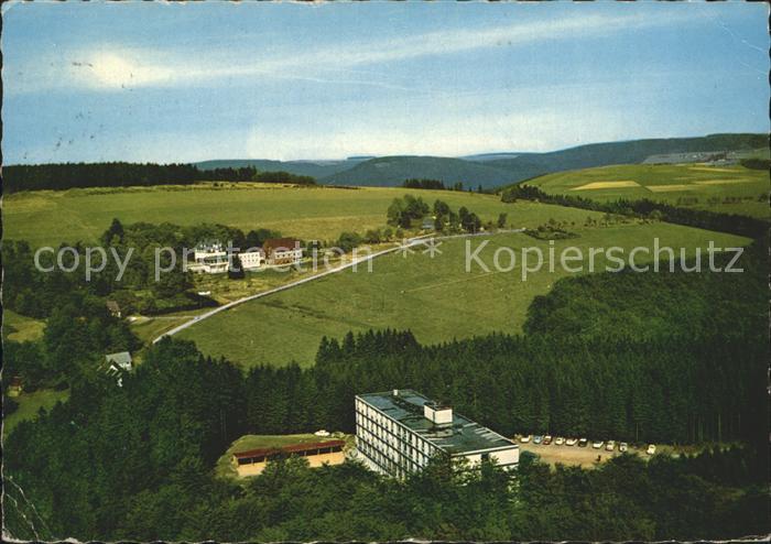 Hoheleye Fuerstich. Wittgensteiner Wildpark Sommerfrische Wintersport Fliegerauf