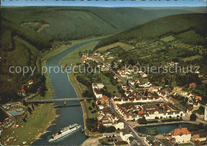 Bad Karlshafen Panorama Weserbergland Fliegeraufnahme