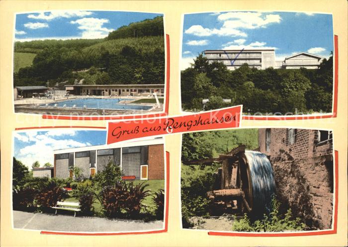 Rengshausen Knuellwald Schwimmbad Kurheim Wasserrad