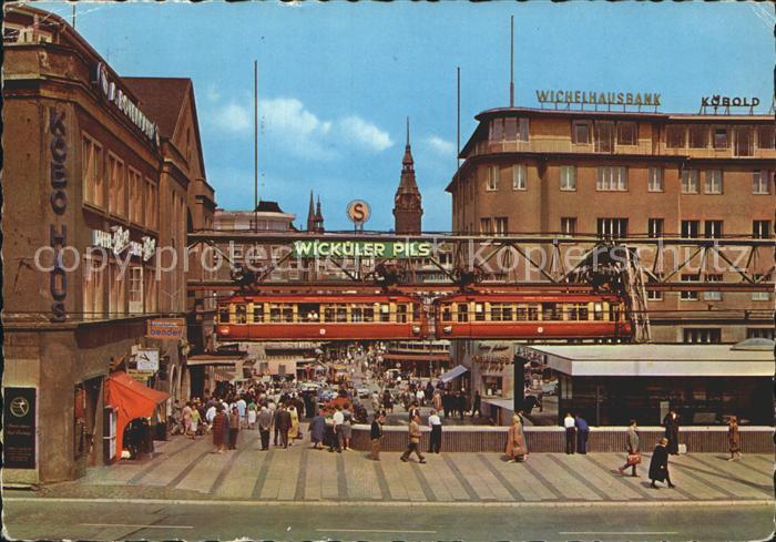 WUPPERTAL NRW am Doeppersberg Fussgaengerzone