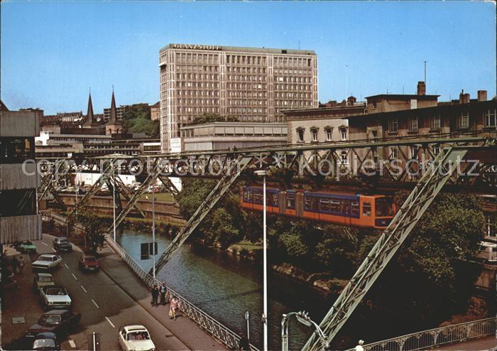 Elberfeld Wuppertal Glanzstoff Hochhaus Schwebebahn