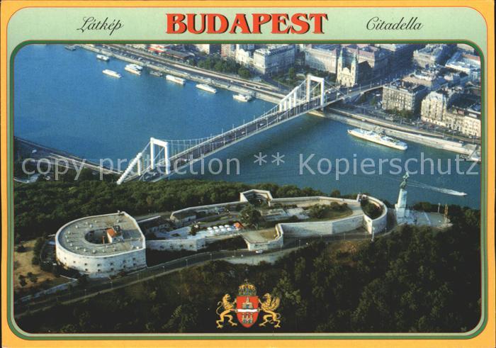 Budapest Zitadelle Gellert Berg Bruecke