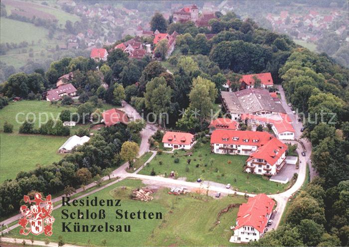 Kuenzelsau Residenz Schloss Stetten Fliegeraufnahme