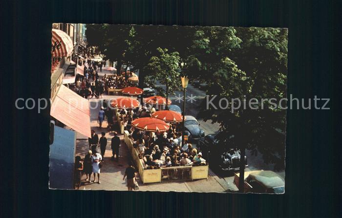 DuessELDORF  CITY Auf der Koe Strassencafe