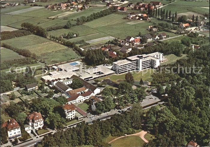Bad Waldliesborn Kurzentrum und Sanatorium Fliegeraufnahme