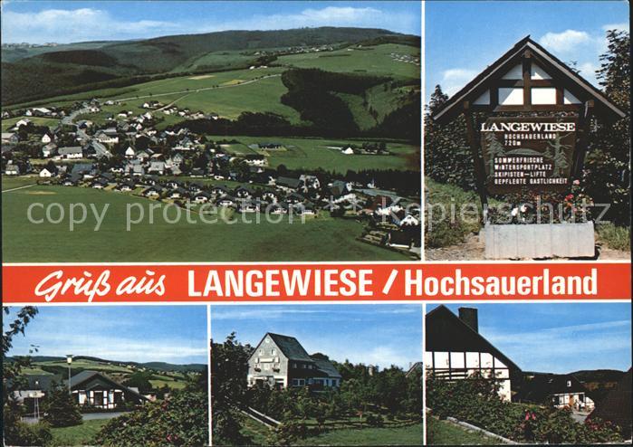 Langewiese Teilansichten Hoehenluftkurort