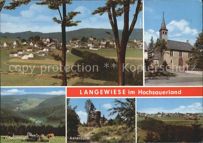 Langewiese Panorama Odeborntal Astenturm Kirche