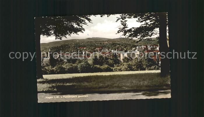 Hagen Westfalen vom Funckepark gesehen